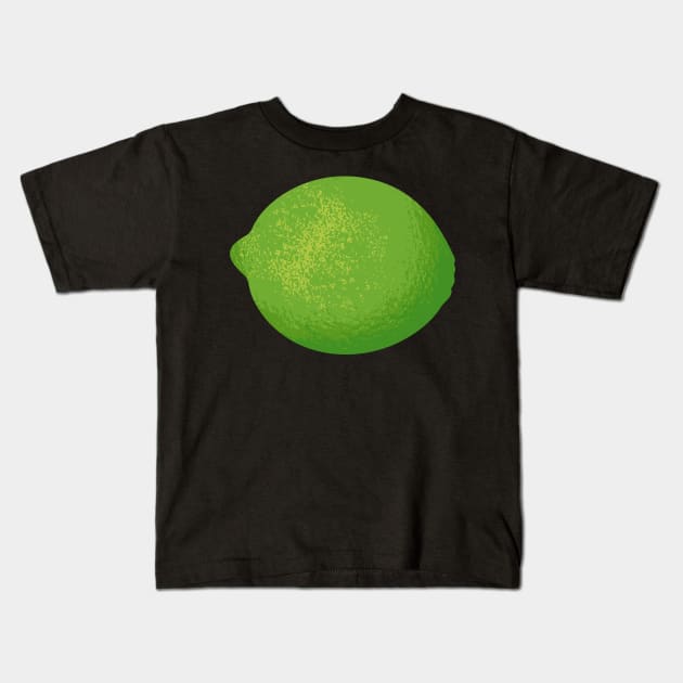 Lime Kids T-Shirt by sifis